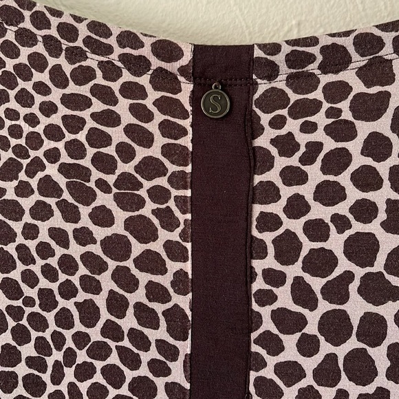 Soft Surroundings Tunic Animal Print Asymmetric Hem Size M - Picture 4 of 11